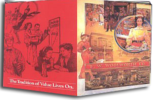 100th anniversary commemorative menus from the famous Lunch Counter carried the slogan "The Tradition of Value Lives On" (Image with special thanks to Mr. John Compton)