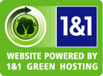 1&1 Green Hosting Logo