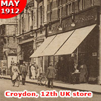 F. W. Woolworth opened a store in Croydon, Surrey, UK in May 1912. It went on to serve the South London suburb for ninety-six years