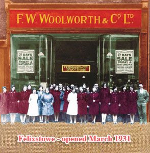 The two-day sale at Woolworths in Felixstowe, Suffolk in the early 1930s