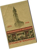 The 50th Anniversary booklet from Woolworths was given out free to customers in 1929