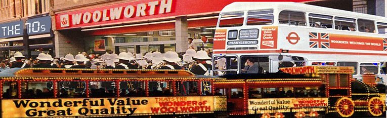 The chain got a makeover in the 1970s. The new look stores and advertising were bannered 'The Wonder of Woolworth'