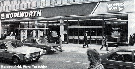 Some Shoppers World stores like this one in Huddersfield traded as a concession within the local Woolworth's