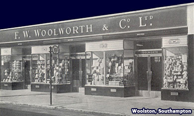 A new F. W. Woolworth store for Woolston, Southampton, Hampshire, which opened on 19 October 1951