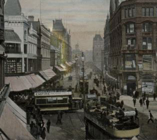 A long view of Church Street (from Bold Street), the Liverpool home of the first British Woolworths