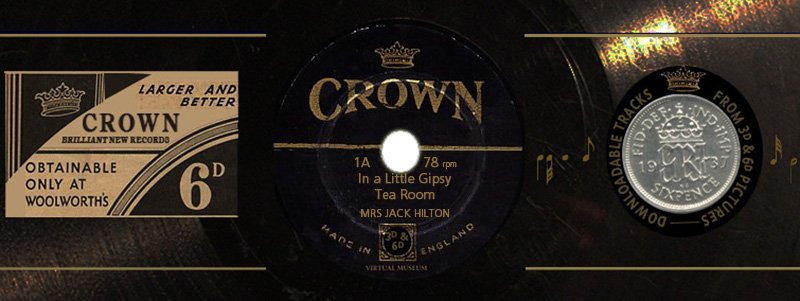 Crown Records 1A: In a Little Gipsy Tea Room