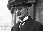 The British Prime Minister Neville Chamberlain, who led the United Kingdom for three years from May 1937