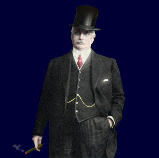 Frank Winfield Woolworth - the man with his name on the masthead and the inspiration behind the British 3D and 6D stores