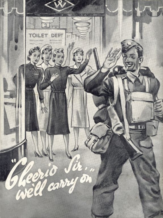Before long Woolworth personnel were also answering the call of duty