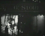 Cine film of the devastation that the Luftwaffe caused to the Woolworth superstore in High Street, Hounslow at the height of the Blitz during World War II