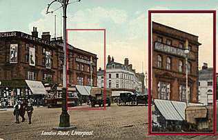Owen Owen's premises in London Road Liverpool, 1909, which became the site for F.W. Woolworth's second store
