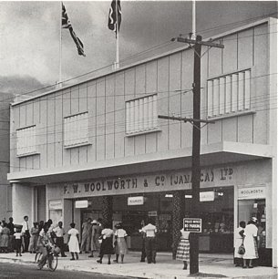 A second Woolworths for Kingston Jamaica in Slipe Road, pictured in the late 1950s