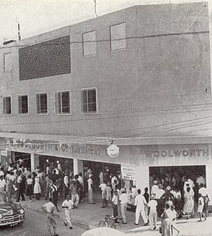 A third Woolworths for Jamaica, which opened in the late 1950s in St James Street, Montego Bay