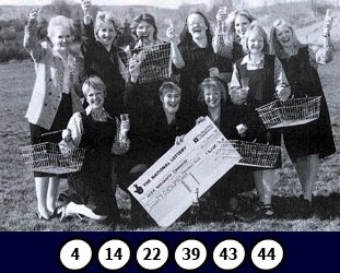 That's the wonga of Woolies, as a syndicate of colleagues scooped £287,211 each in a £4m lottery win.  They all stayed with their store in Leek, Staffordshire