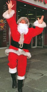 Second generation Woolworths executive Roger Stafford agreed to take on the role of Santa - co-ordinating all of Woolworths' plans for Christmas trading and ensuring that goods got to the stores on time and plans could be implemented simply at the sharp end
