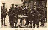 Highlanders drawing water - a patriotic First World War postcard from F. W. Woolworth & Co. Ltd.