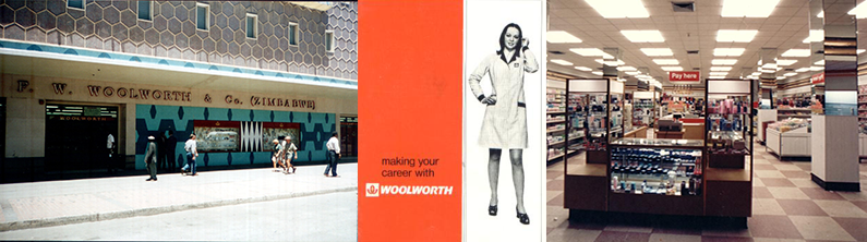 F.W. Woolworth UK's overseas division in action in the early 1980s, showing the stores in Nicosia, Cyprus and Harare, Zimbabwe (which had begin life as Salisbury, Southern Rhodesia. Both were doing well at the time, but would soon be sold cheaply to local management after the British parent changed hands and lost interest.
