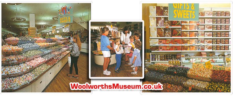 The introduction of the 'Gifts and Sweets' styling in the mid 1980s helped to establish Woolworths as Europe's largest confectioner