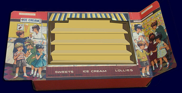 Float your mouse over the F. W. Woolworth sweet shop to see the counters fill-up, as if by magic!
