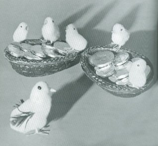 Cuddly Easter Chicks from the Woolworths Toy Department in the 1930s