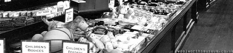 The toy displays in the Woolworth flagship store in Liverpool in 1923
