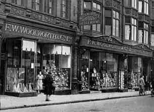 The F. W. Woolworth store in Grafton Street, Dublin, which opened in 1914