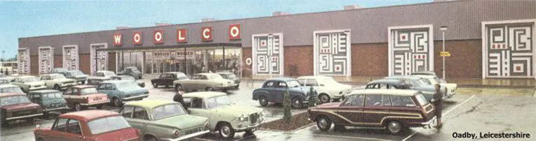 The British Woolworth's Woolco store in Oadby, Leicester copied the pattern established in Columbus, Ohio, USA, Despite the reservations of the London Board, it proved a hit with British Shoppers, initially outperforming its progenitors in North America