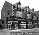 The original Woolworths store in Linthorpe Road, Middlesborough, which opened in 1912