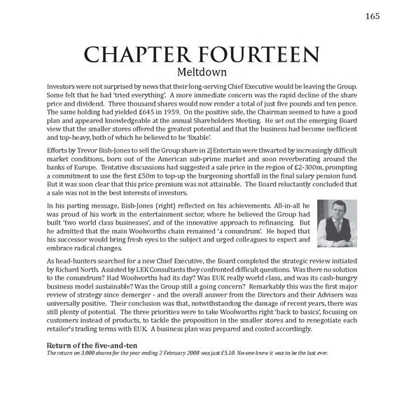 The whole story behind the collapse of Woolworths from 'A Sixpenny Romance, celebrating a century of value at Woolworths' by Paul Seaton