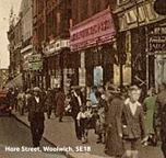 The F.W. Woolworth store in Hare Street Woolwich opened in 1911 and closed in 1984