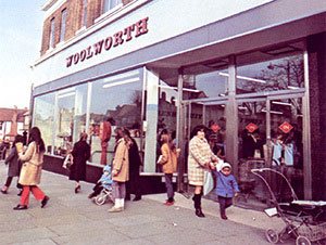 The F.W. Woolworth store at 152/154 Golders Green Road, London, NW11 pictured in 1971