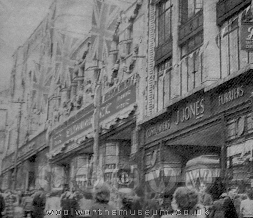 M&S soon opened next door to Woolworth's, making expansion difficult. Instead of growing sideways, the premises grew upwards and backwards, while retaining the same frontage.  A huge monolithic concrete superstore was built on the site in the mid 1960s. Its valuable freehold made it one of the first to go as to new owners started to asset-strip the business in 1983/