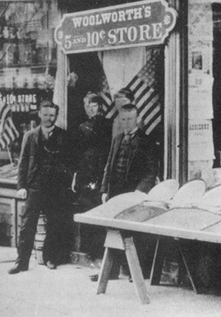 The first successful F. W. Woolworth store, which opened its doors in Lancaster, Pennsylvania, USA on 21 June 1879