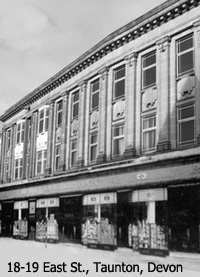 The large Woolworth store which stood in East Street, Taunton, Somerset (No. 110). It was one of the finest in the West Country