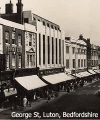 The flagship Woolworth store in George Street, Luton (No. 52), pictured in the early 1950s