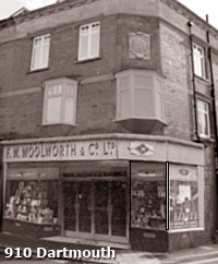 Woolworth opened a store at 13 Victoria Road, Dartmouth, Devon (No. 910) on 10 November 1955. Its first Manager was Mr. William Pell.