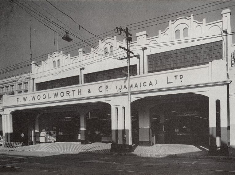 The first Commonwealth Woolworths - King Street, Jamaica pictured the day before opening on 4th November 1954.  It looks remarkably similar to the initial artist's impression