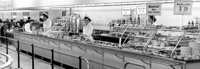 Breakfast for under 10p at F.W. Woolworth in the 1950s (Image: with special thanks to Mr Roger Stafford)