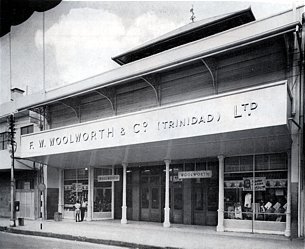 Port of Spain - the first Woolworths in Trinidad, which opened in 1955