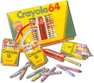 Crayola crayons were a popular addition to the Woolworths range in the late 1980s