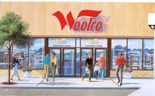 A Canadian Woolco store in the early 1990s