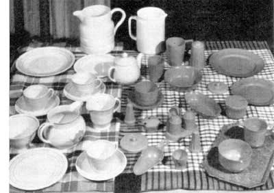 Some of the wide selection of china that was sold in Woolworths for threepence (approximately 1.5p) in the 1920s and 1930s