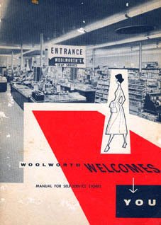 A 1950s booklet explaining the role of sales assistants in F. W. Woolworth's new self-service stores in the USA