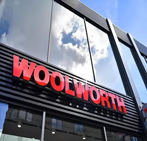 Bright modern premises for one of Germany's most recent Woolworth stores which opened in Leverkusen in North Rhine-Westphalia on the east bank of the Rhine during 2023. Image courtesy of the Woolworth GmbH Media Centre