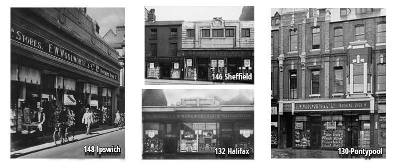 The property team had already planned twenty-five store openings for 1923, with most of the work in progress. All the branches from No. 127 in East Ham to No. 152 Birkenhead facing Liverpool across the River Mersey were opened in 1923. Most were single-story budget builds like Halifax and Ipswich, or leasehold buildings like Sheffield (the Moor), and Crown Chambers, Pontypool in Monmouthshire (Gwent). The following year's openings would be very different indeed.