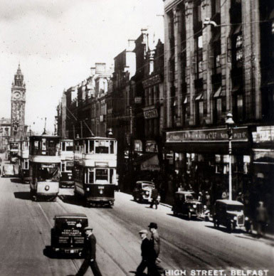 The first Woolworth store in Ulster - the branch in High Street, Belfast opened with a lot of bizazz on 6 November 1915