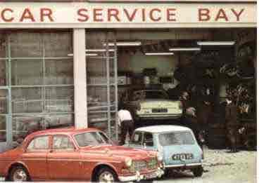 The Car Service Bay at Woolco in Kenilworth in 1970