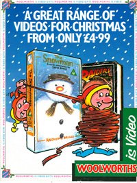 Woolworths' market leading sales inspired a dedicated catalogue for pre-recorded videos in 1989 under the banner 'Woolworths is Video'