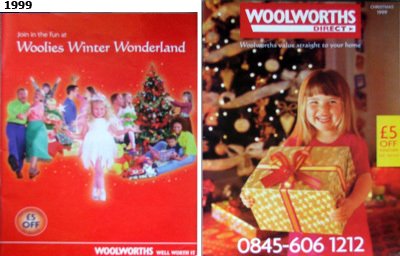 The two Woolworths Christmas Catalogues for 1999, when again stores distributed both versions to a slightly confused public